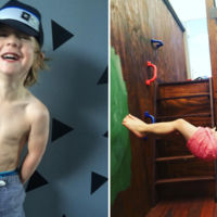 Un niño con superpoderes (o casi): se llama Dash y con tres años ya marca abdominales