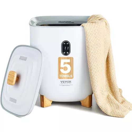 VEVOR Calentador de Toallas 25 L con Pantalla LED y Columnas Calefactoras 