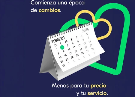 Aviso del cambio a partyir del 2 de febrero