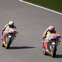 Álex Márquez repitió victoria virtual en Misano adelantando a Marc Márquez en la última curva