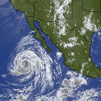 El huracán Marie ya es categoría 2 y provocará lluvias fuertes en esta zona del norte de México el fin de semana 