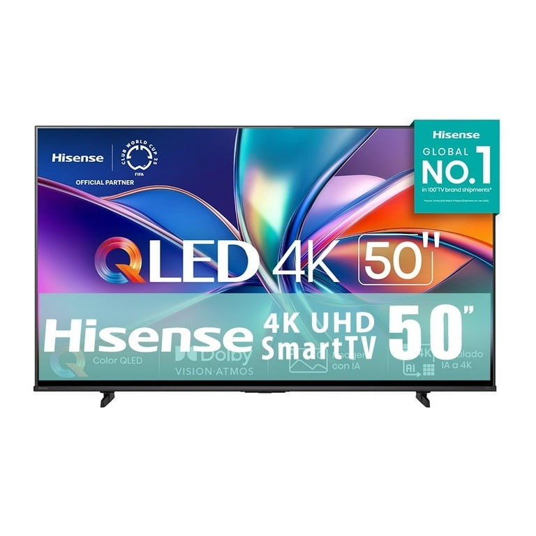 TV Hisense 50 pulgadas QLED 4K, Google TV.