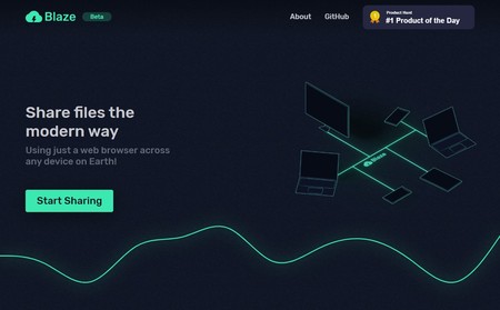 Blaze, una práctica aplicación web para compartir archivos 'peer to peer' gratis y sin registro