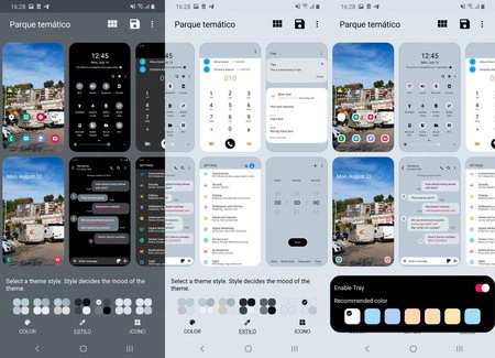 Samsung モバイル テーマの作成