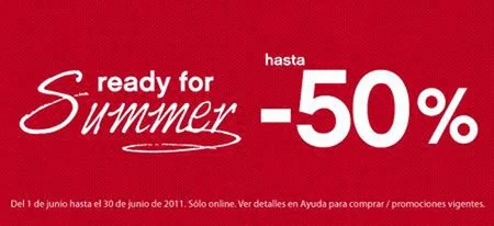  50% de descuento veraniego en Women'Secret