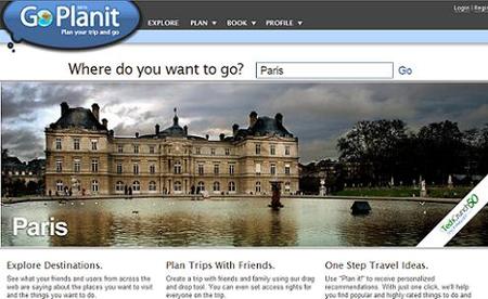 GoPlanit, una herramienta para planear tu viaje en la web