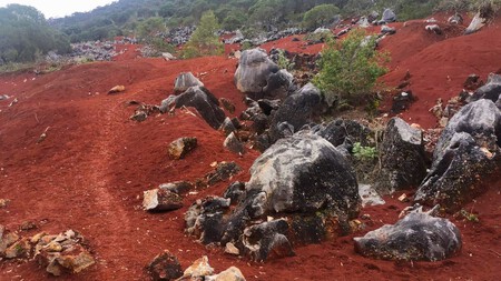 Este es el desierto rojo que parece sacado de otro planeta y que pocos conocen, se encuentra en Hidalgo y te decimos cómo llegar