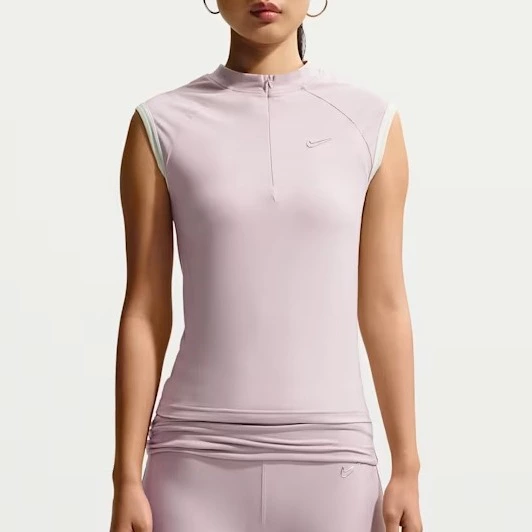 Nike Sportswear Camiseta ceñida sin mangas con cremallera - Mujer