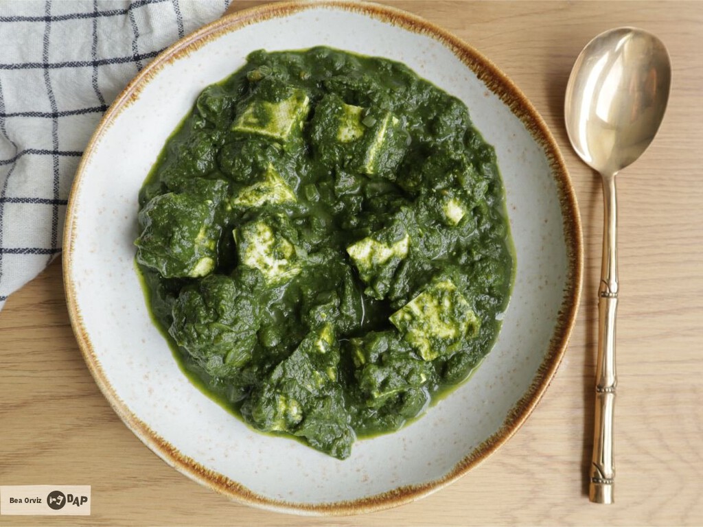 Palak Paneer: el tradicional curry indio de espinacas, tan suave como sabroso