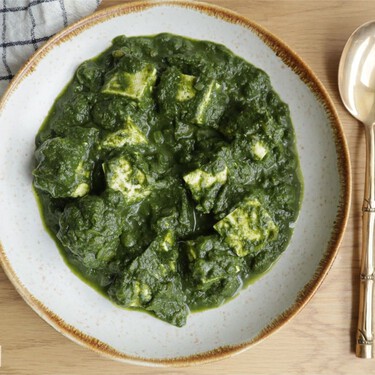 Palak Paneer: el tradicional curry indio de espinacas, tan suave como sabroso