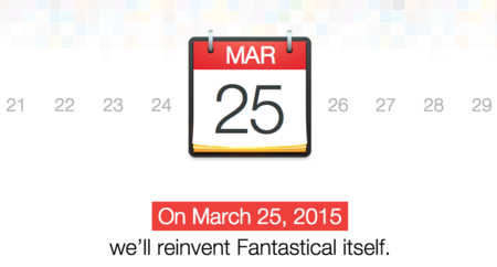 Un nuevo Fantastical para Mac llegará el 25 de marzo