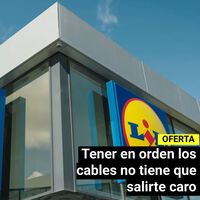 El viernes 6 de febrero llega a Lidl la solución barata (por menos de 5 euros) para acabar con los líos de cables en casa