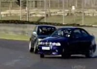Aprendiendo a driftear con un BMW M3 y un Audi RS4