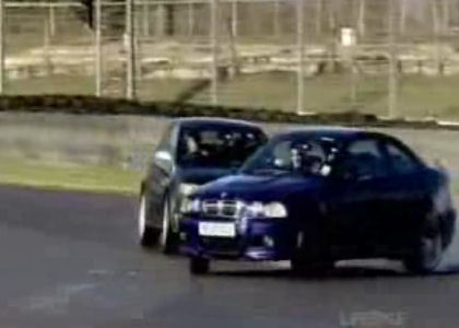 Aprendiendo a driftear con un BMW M3 y un Audi RS4