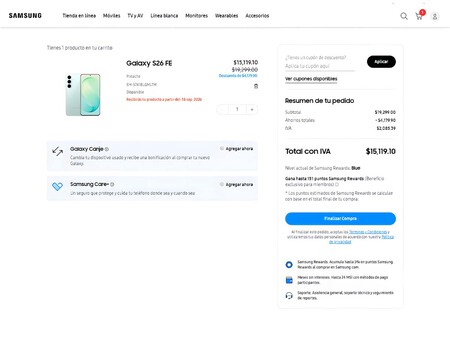 Samsung Galaxy S26 Fe Xataka Mexico Mejor Precio