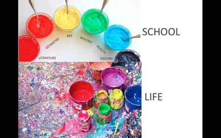 Diferencias entre la escuela y la vida