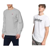 Chollos en tallas sueltas de camisetas y sudaderas de marcas como Adidas, Levi's o Quiksilver en Amazon por menos de 30 euros