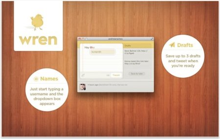 Wren, un cliente de Twitter pensado para disminuir las distracciones