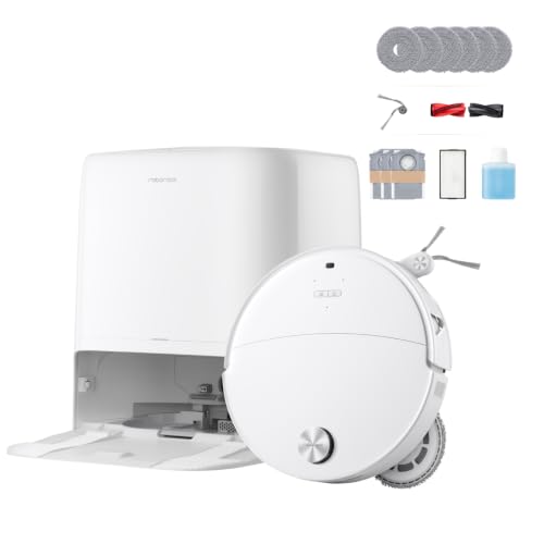 roborock Saros 20 Neo Robot Aspirador y Fregasuelos, Succión 36000 Pa