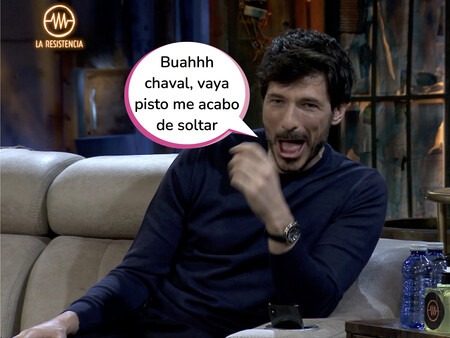 Andrés Velencoso da las cifras en 'La Resistencia': El dineral que tiene en el banco y las relaciones sexuales que ha mantenido este mes, al descubierto