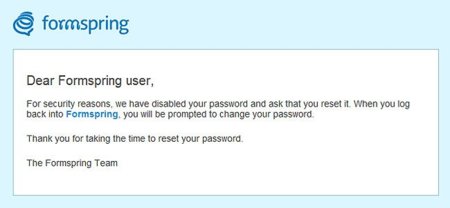 Formspring también reconoce problemas de seguridad y sugiere cambiar contraseñas a sus usuarios