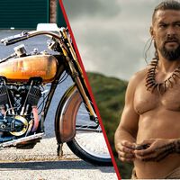 El garaje de motos de Jason Momoa esconde un vicio oculto: convertir vehículos clásicos en eléctricos 