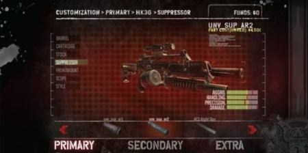 'Army of TWO: The 40th Day': un vistazo más detallado a su editor de armamento
