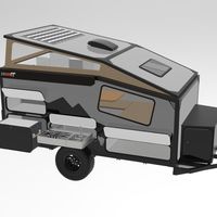 Esta microcaravana cabe en cualquier sitio, pero no le falta cocina ni paneles solares
