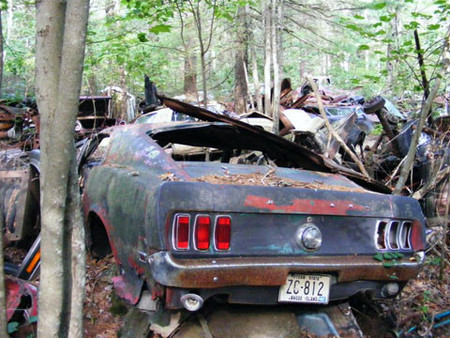 Coches abandonados en Rhode Island