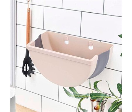 Papelera de cocina colgante plegable