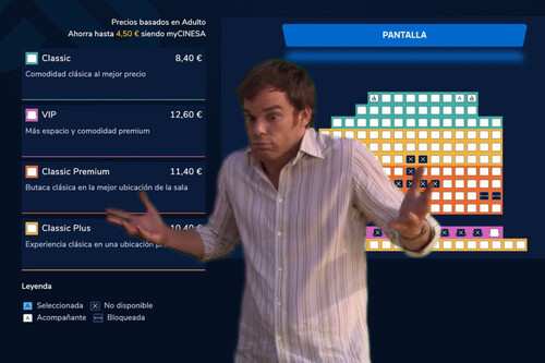 Pagar más o menos según la butaca. El modelo para los cines que ahora Cinesa considera "una evolución" ya se probó en EEUU: fue un fracaso