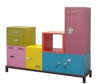 Coloridos módulos para la habitación infantil