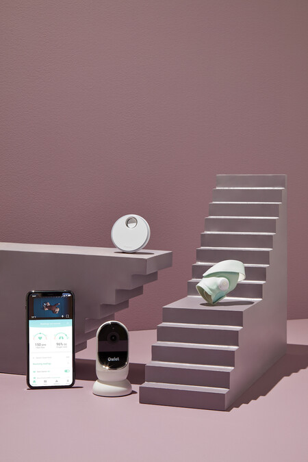 Vigilabebe Owlet Monitor Duo componentes