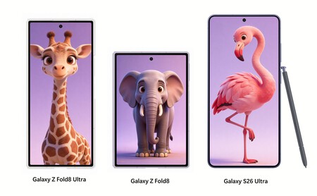 Samsung Galaxy Z Fold 8 Ultra Comparacion Tamano Galaxy S26 Ultra