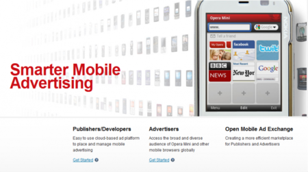 Opera se lanza al mercado de la publicidad móvil