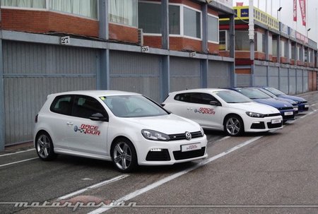 Volkswagen Scirocco R contra Volkswagen Golf R, prueba en el Circuito del Jarama