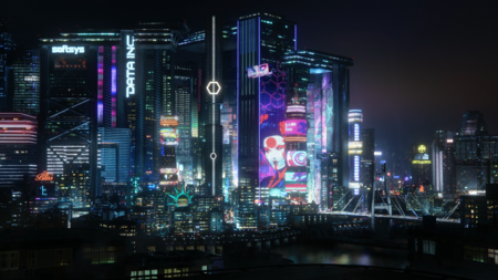 Night City al detalle: filtrado el mapa de Cyberpunk 2077