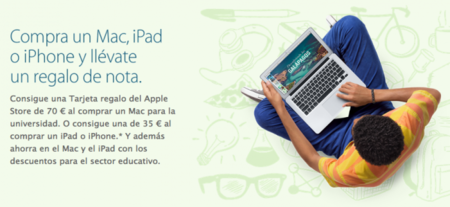 Apple lanza su campaña de vuelta al cole para este año con cheques regalo de hasta 70 euros