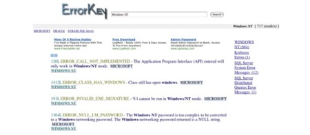 ErrorKey, conoce que significa cada error que nos aparece en diferentes sistemas