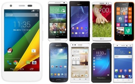 Así queda el Motorola Moto G 4G comparado con sus rivales