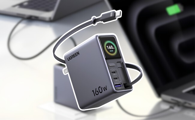 Cargador Ugreen Nexode Pro 160 W Amazon Oferta Descuento Wifi Promocion