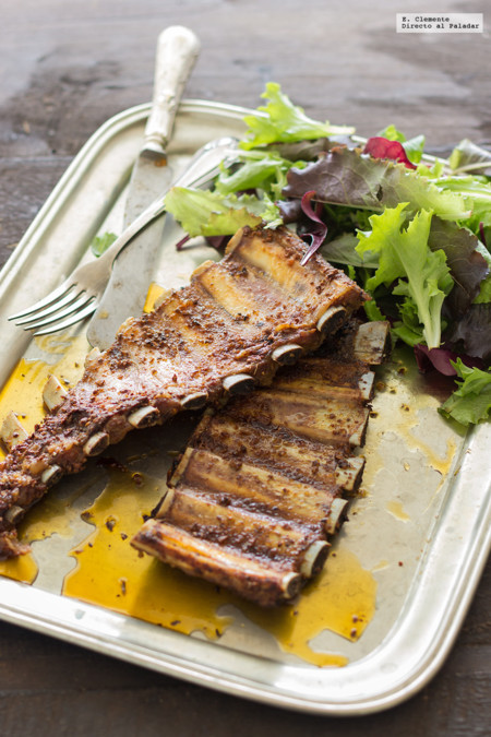 Costillas al horno