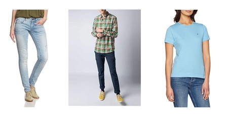 Chollos en tallas sueltas de pantalones, camisetas y sudaderas de marcas como Tomy Hilfiger, G-Star, El Ganso o Quiksilver en Amazon