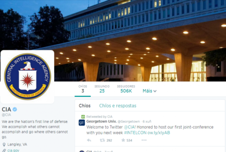 La CIA ha abierto su cuenta en Twitter y Facebook