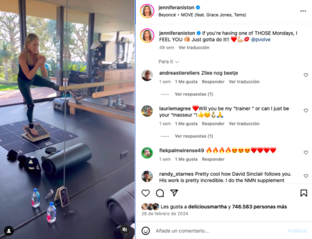 Metodo Pvolve Jennifer Aniston