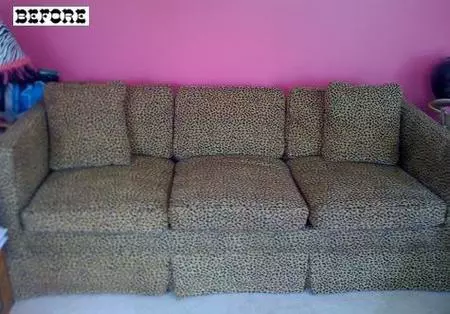 Antes y después: sofás con tapizado renovado