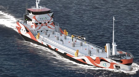 El primer buque petrolero eléctrico llegará en 2023 de la mano de Mitsubishi y servirá de 'gasolinera' en la bahía de Tokio