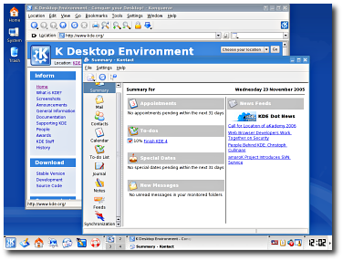 KDE4 soportará los widgets del Apple Dashboard