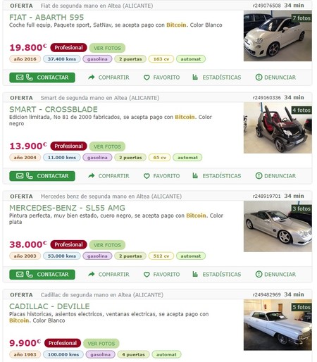coches bitcoin