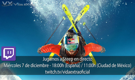 Jugamos en directo a Steep a las 18h (las 11h en Ciudad de México)